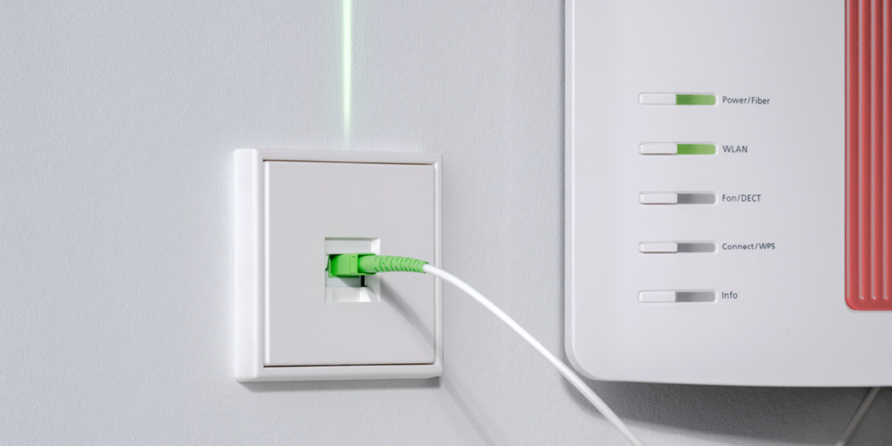 Die neuen Glasfaser-Anschlussdosen bei Hansen & Zängler Elektrotechnik in Gemünden