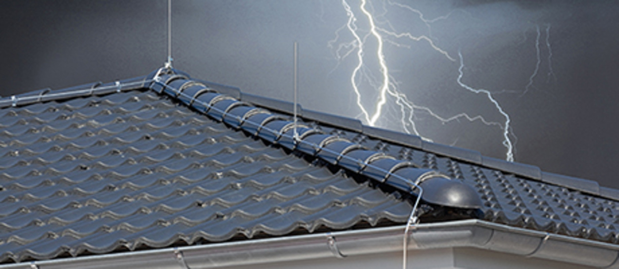 Äußerer Blitzschutz bei Hansen & Zängler Elektrotechnik in Gemünden