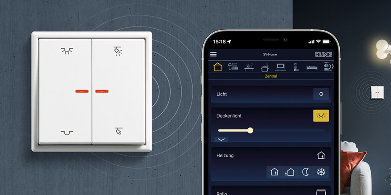 KNX RF Taster bei Hansen & Zängler Elektrotechnik in Gemünden